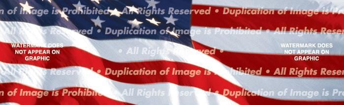 US Flag 1 Rear Window Decal - Custom Vinyl Graphics