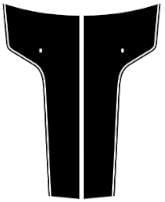 Challenger Dual Hood Stripes - Custom Vinyl Graphics