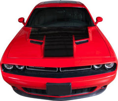 Challenger Pin Line Hood - Custom Vinyl Graphics