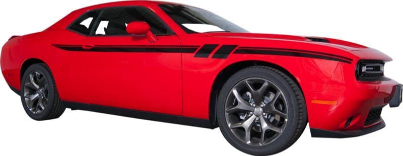 Challenger Toretto Side Stripe - Custom Vinyl Graphics