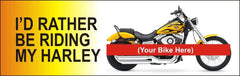 Custom Motorcycle Photo Rear Window Decal - Custom Vinyl Graphics