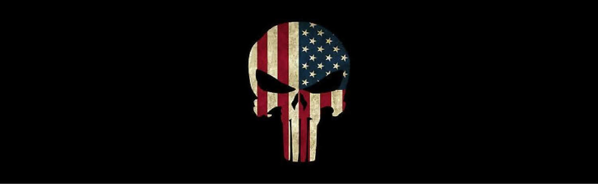 Subdued Infidel American Flag Sticker – Vinyl Decal – WarlordOne C120