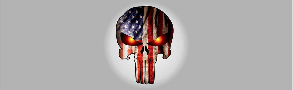 Infidel Fire Eyes Truck Window Decal - Custom Vinyl Graphics