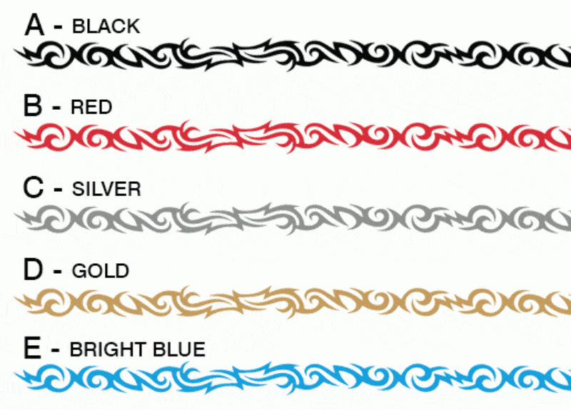 Tribal 8 Pinstriping Tape - Custom Vinyl Graphics