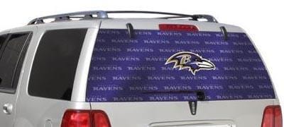Baltimore Ravens Rear Window Decal - Custom Vinyl Graphics