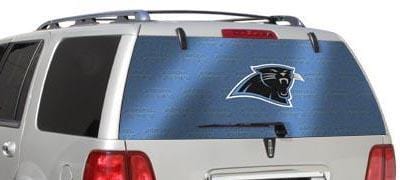 Carolina Panthers Rear Window Decal - Custom Vinyl Graphics