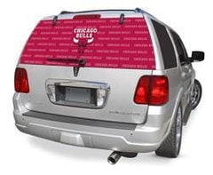 Chicago Bulls Rear Window Decal - Custom Vinyl Graphics