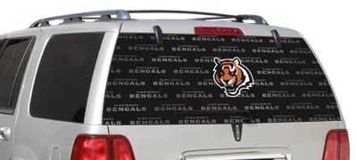 Cincinnati Bengals Rear Window Decal - Custom Vinyl Graphics