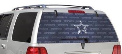 Dallas Cowboys Rear Window Decal - Custom Vinyl Graphics