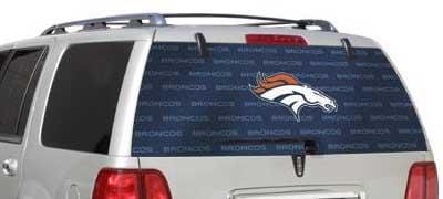 Denver Broncos Windshield Decal