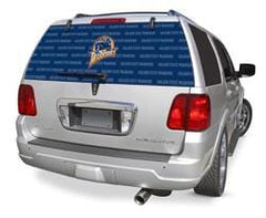 Golden State Warriors Rear Window Decal - Custom Vinyl Graphics