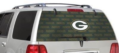 Green Bay Packers Rear Window Decal - Custom Vinyl Graphics