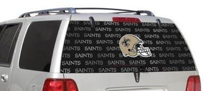 New Orleans Saints Rear Window Decal - Custom Vinyl Graphics