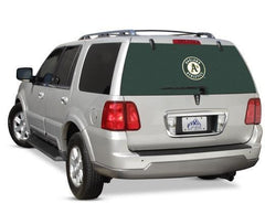 Oakland Athletics Rear Window Decal - Custom Vinyl Graphics
