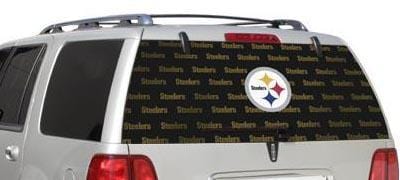 Pittsburgh Steelers Rear Window Decal - Custom Vinyl Graphics