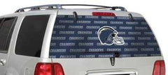 San Diego Chargers Rear Window Decal - Custom Vinyl Graphics