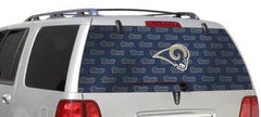 St Louis Rams Rear Window Decal - Custom Vinyl Graphics