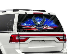 Shining Sea Harley-Davidson Rear Window Decal - Custom Vinyl Graphics