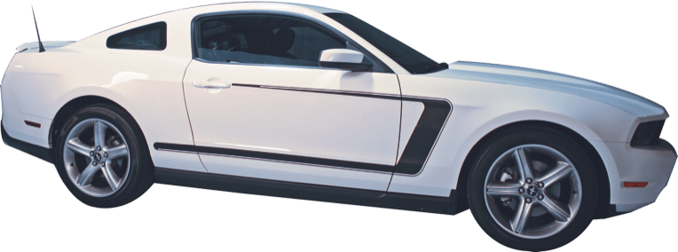 Mustang C Stripes 2010-2014 - Custom Vinyl Graphics