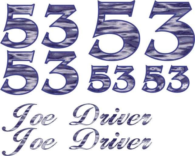 Full Color Racecar Package - Custom Vinyl Graphics