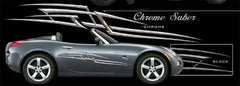 Chrome Saber Large Vinyl Graphic - Custom Vinyl Graphics