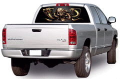 Skull Cobra Truck Window Decal - Custom Vinyl Graphics