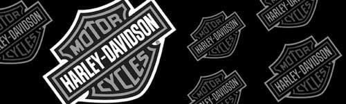 Bar & Shield Logo Angled Smoke Harley-Davidson Rear Window Decal - Custom Vinyl Graphics