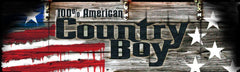Country Boy Rear Window Decal - Custom Vinyl Graphics