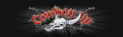 Cowboy Up Skull Rear Window Decal - Custom Vinyl Graphics