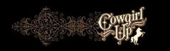 Cowgirl Up Scroll Rear Window Decal - Custom Vinyl Graphics