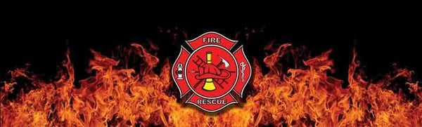 Fire Rescue Badge Rear Window Decal – Custom Vinyl Graphics
