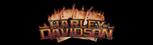 Flaming Ace Harley-Davidson Rear Window Decal - Custom Vinyl Graphics