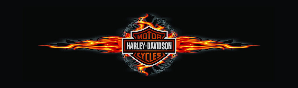 Harley davidson rear top truck window graphics