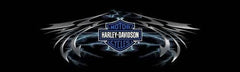 Lightning Wing Harley-Davidson Rear Window Decal - Custom Vinyl Graphics