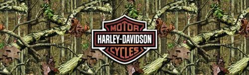 Mossy Oak Harley-Davidson Rear Window Decal - Custom Vinyl Graphics