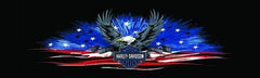 Shining Sea Harley-Davidson Rear Window Decal - Custom Vinyl Graphics