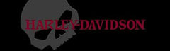 Skull Wing Red Letter Harley-Davidson Rear Window Decal - Custom Vinyl Graphics