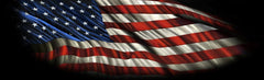 Starry Night American Flag Rear Window Decal - Custom Vinyl Graphics