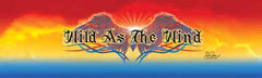 Wild As The Wind Rear Window Decal - Custom Vinyl Graphics