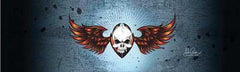 Wing Skull Rear Window Decal - Custom Vinyl Graphics