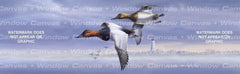 Canvasbacks Rear Window Decal - Custom Vinyl Graphics