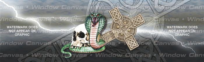 Celtic Storm Rear Window Decal - Custom Vinyl Graphics