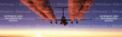 Contrails Rear Window Decal - Custom Vinyl Graphics