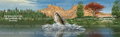 Fish Stories Rear Window Decal - Custom Vinyl Graphics