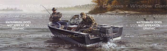 Fishing Buddies Rear Window Decal - Custom Vinyl Graphics