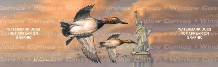 Liberty Canvasbacks Rear Window Decal - Custom Vinyl Graphics