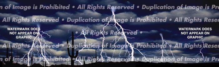 Lightning Storm Paradiso Rear Window Decal - Custom Vinyl Graphics