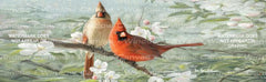Orchard Blossom And Birds Rear Window Decal - Custom Vinyl Graphics
