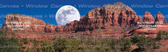 Sedona Moonrise Rear Window Decal - Custom Vinyl Graphics