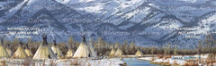 Shoshone Village Rear Window Decal - Custom Vinyl Graphics